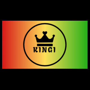 Kīngi Rasta Badge Stencil Hoodie Design
