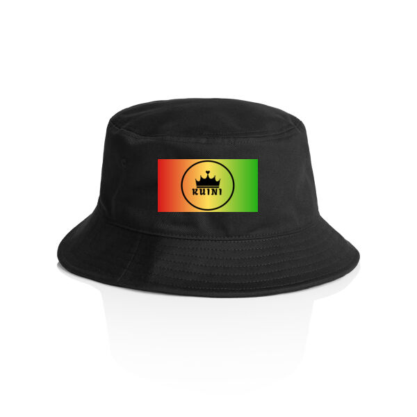 Kuīni Rasta Badge Bucket Hat Thumbnail